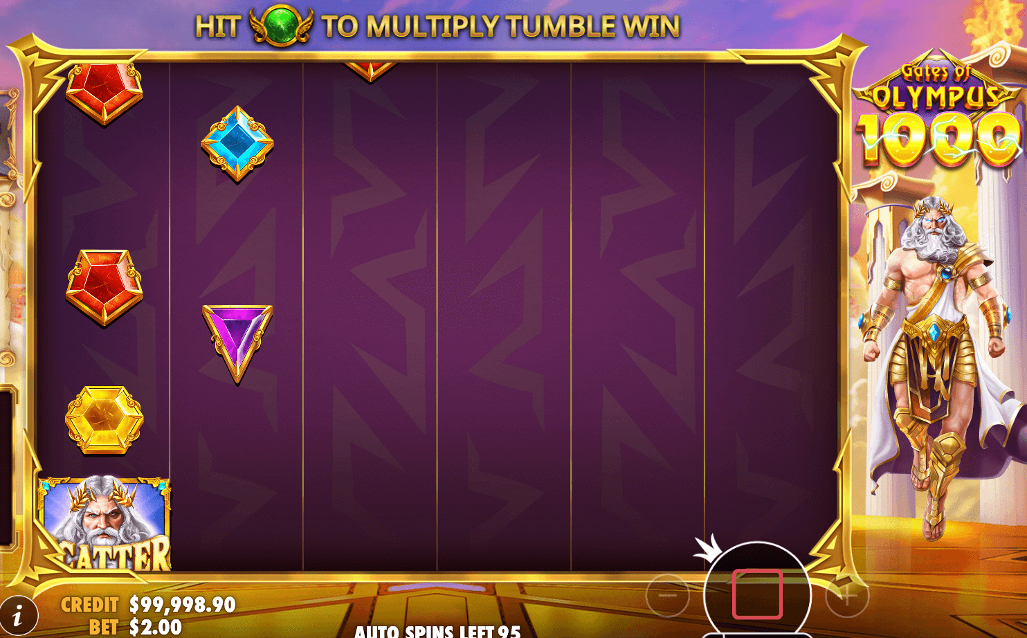 Tumble feature in action